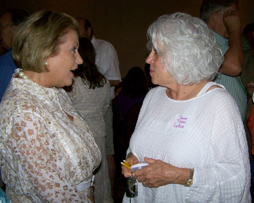 Boo Griffin and Sharon Trahan